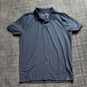 Abercrombie Kids Dark Blue Patterned Polo Shirt